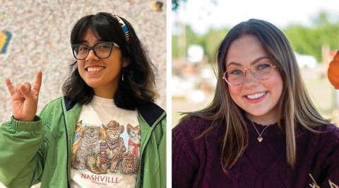 Photographs of Itza Cantera (Left) and Camryn Smith (Right)