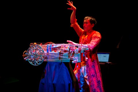 Image of Jinghong Zhang performing.